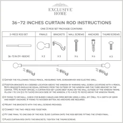 Curtain Rods & Hardware-Kirkland's Home Bronze Rhys Cylinder Curtain Rod, 72 In.