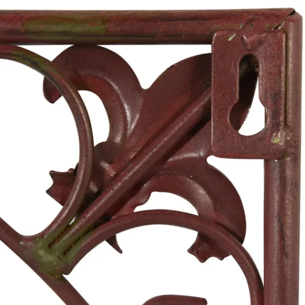 Wall Plaques-Kirkland's Home Bronze Scrollwork 4-Pc. Panel Wall Art Brown