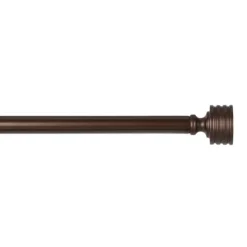 Curtain Rods & Hardware-Kirkland's Home Bronze Stacked Cylinder Curtain Rod, 72 In.
