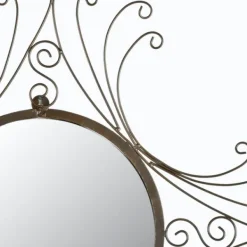 Decorative Mirrors-Kirkland's Home Bronze Victorian Curved Frame Mirror