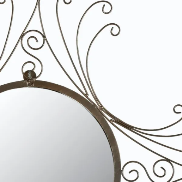 Decorative Mirrors-Kirkland's Home Bronze Victorian Curved Frame Mirror