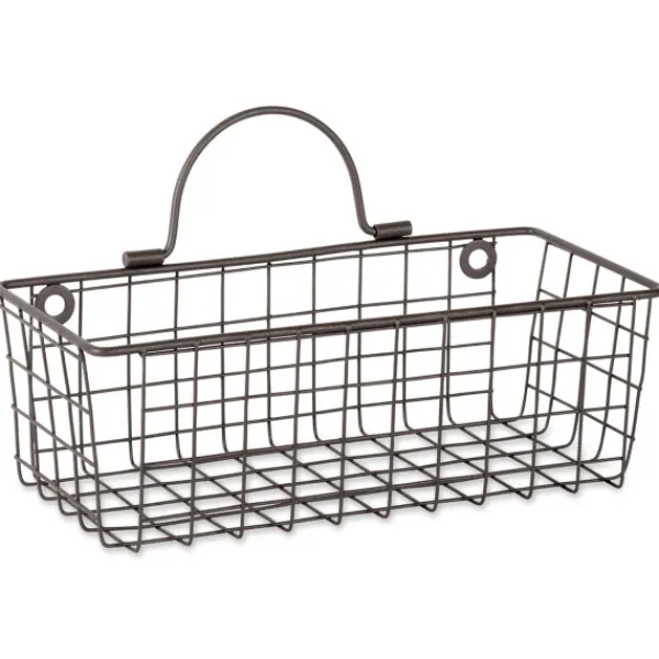 Wall Storage-Kirkland's Home Bronze Wall Hanging Wire Baskets, Set Of 2