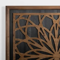 Wall Plaques-Kirkland's Home Brown And Black Medallion Wood Wall Plaque Brown/Black