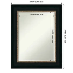 Decorative Mirrors-Kirkland's Home Brown And Bronze Scalloped Edge Frame Mirror