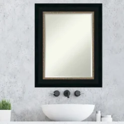 Decorative Mirrors-Kirkland's Home Brown And Bronze Scalloped Edge Frame Mirror