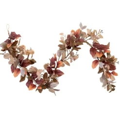 Arrangements & Greenery-Kirkland's Home Brown And Gray Eucalyptus Mix Garland Brown/Gray