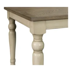 Dining Tables-Kirkland's Home Brown And Ivory Martha Stewart Dining Table Brown/Ivory