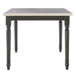 Dining Tables-Kirkland's Home Brown And White Traditional Dining Table Brown/White