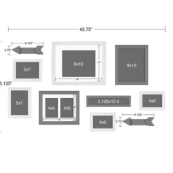 Gallery Wall Frames-Kirkland's Home Brown Arrow 10-Pc. Gallery Wall Picture Frame Set