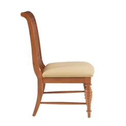 Dining Chairs-Kirkland's Home Brown Hollywood Regency Dining Chairs, Set Of 2 Tan