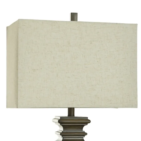 Table Lamps-Kirkland's Home Brown Traditional Rectangular Table Lamp Brown/Tan