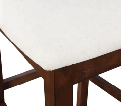 Bar Stools & Counter Height Stools-Kirkland's Home Brown Wilbur Cane Back Counter Stools, Set Of 2 Brown/White