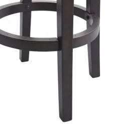 Bar Stools & Counter Height Stools-Kirkland's Home Brown Wood Backless Swivel 2-Pc. Bar Stool Set Gray