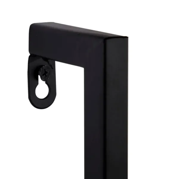 Shelves-Kirkland's Home Brown Wood Black Metal Frame 3-Pc. Wall Shelves