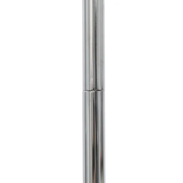 Floor Lamps-Kirkland's Home Brushed Nickel Arched Stem Floor Lamp White