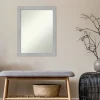 Framed Mirrors-Kirkland's Home Brushed Nickel Modern Decorative Framed Mirror