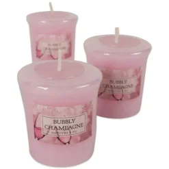 Candles-Kirkland's Home Bubbly Champagne Votive Candles, Set Of 8 Pink