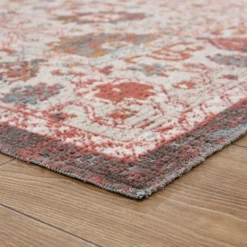 Outdoor Rugs-Kirkland's Home Budding Bohemian Indoor\Outdoor Area Rug, 8X10 Red/Ivory