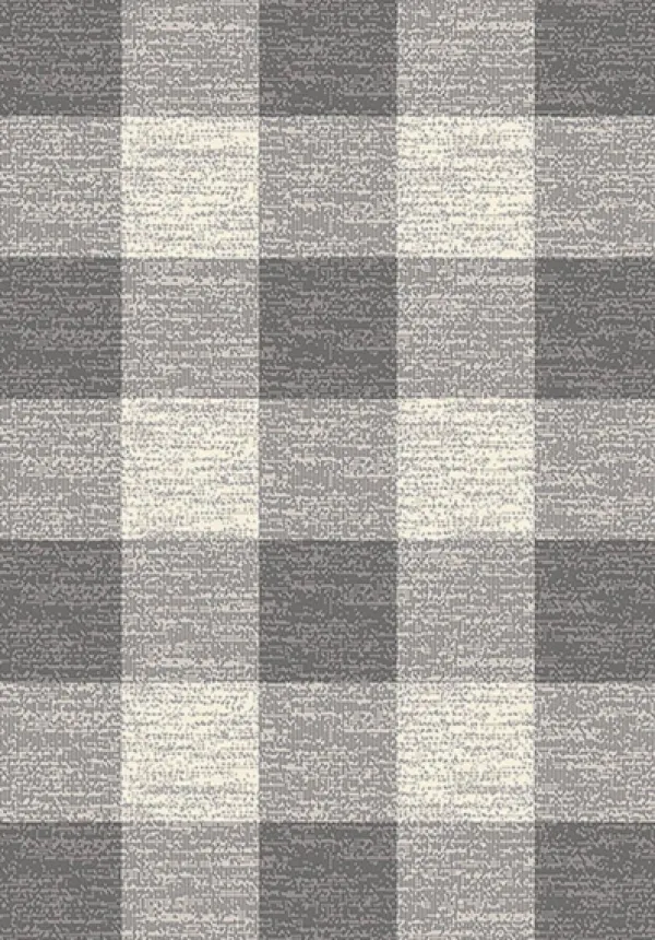Outdoor Rugs-Kirkland's Home Buffalo Plaid Indoor/Outdoor Area Rug, 7X9 Gray