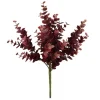 Stems & Bouquets-Kirkland's Home Burgundy Jade Leaf Sprays, Set Of 4 Red/Brown