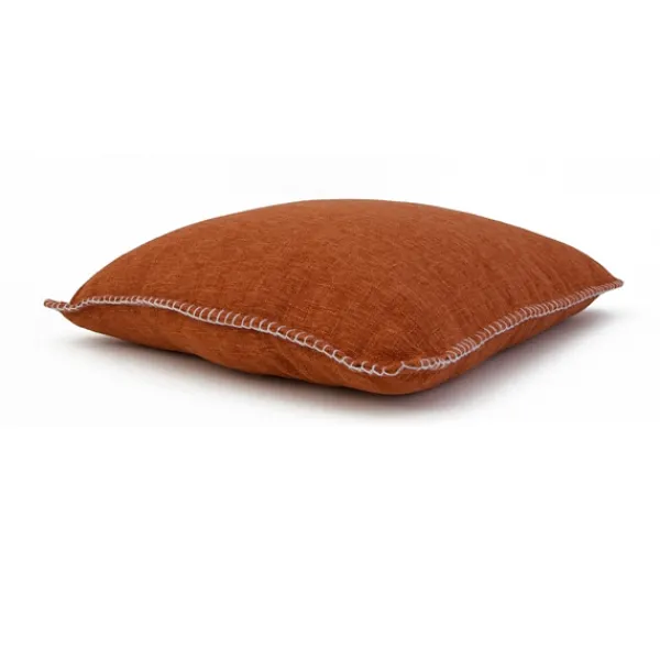 Pillows-Kirkland's Home Burnt Chunky Weave Pillows, Set Of 2 Orange