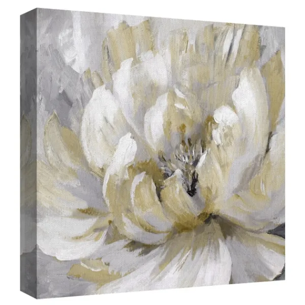 Canvas Art-Kirkland's Home Burst Of Spring Gold Canvas Art Print Gold/White/Gray