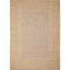 Outdoor Rugs-Kirkland's Home Camel Leopard Border Outdoor Area Rug, 5X7 Tan