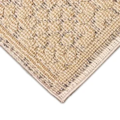 Outdoor Rugs-Kirkland's Home Camel Leopard Border Outdoor Area Rug, 6X9 Tan