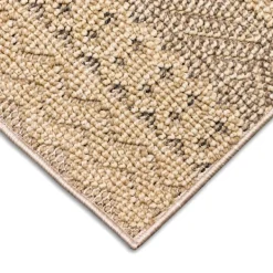 Outdoor Rugs-Kirkland's Home Camel Linear Sundry Outdoor Area Rug, 6X9 Tan