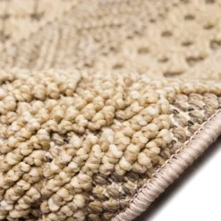 Outdoor Rugs-Kirkland's Home Camel Linear Sundry Outdoor Area Rug, 6X9 Tan
