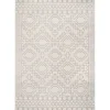 Outdoor Rugs-Kirkland's Home Cammie Gray Moroccan Geometric Outdoor Rug, 5X8 Gray/Ivory