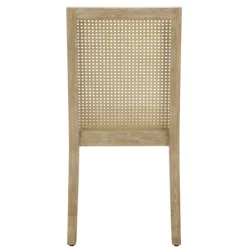 Dining Chairs-Kirkland's Home Cane Back Upholstered Wood Dining Chairs, Set Of 2 Tan