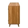Cabinets & Sideboards-Kirkland's Home Cane Wood Storage Media Cabinet Tan