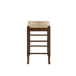 Bar Stools & Counter Height Stools-Kirkland's Home Cappuccino Wooden Counter Stool Brown