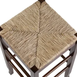 Bar Stools & Counter Height Stools-Kirkland's Home Cappuccino Wooden Counter Stool Brown