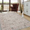 Outdoor Rugs-Kirkland's Home Caramel Botanical Indoor/Outdoor Area Rug, 7X9 Ivory/Red