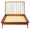Beds & Headboards-Kirkland's Home Caramel Mid-Century Modern Twin Bed Frame Brown