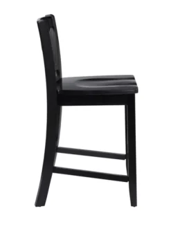 Bar Stools & Counter Height Stools-Kirkland's Home Carter X-Back Counter Stool Black