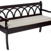 Entryway Furniture-Kirkland's Home Cartland Storage Bench Black