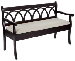 Entryway Furniture-Kirkland's Home Cartland Storage Bench Black