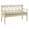 Entryway Furniture-Kirkland's Home Cartland Storage Bench White