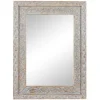 Decorative Mirrors-Kirkland's Home Carved Floral Mango Wood Mirror