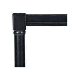 Accent & End Tables-Kirkland's Home Carved Pinewood Farmhouse Accent Table Black