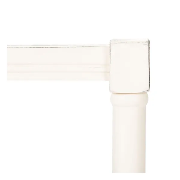 Accent & End Tables-Kirkland's Home Carved Pinewood Farmhouse Accent Table White