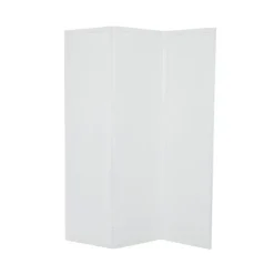 Decorative Accents-Kirkland's Home Carved Wood 3-Panel Room Divider White