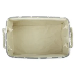 Baskets & Boxes-Kirkland's Home Cats Meow Rectangular Storage Bin, 14 In. Gray
