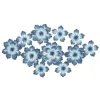 Wall Plaques-Kirkland's Home Cerulean Blossoms Ornate Wall Plaque Blue/White