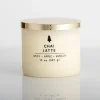 Candles-Kirkland's Home Chai Latte Triple Wick Jar Candle White