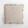 Pillows-Kirkland's Home Chambray Ruffle Edge Pillow Gray