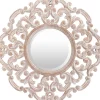 Decorative Mirrors-Kirkland's Home Champagne Abstract Wood Mirror